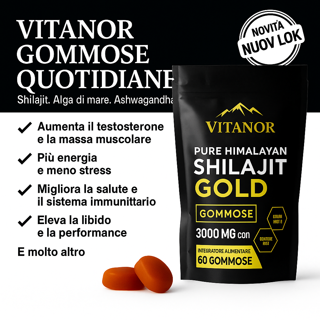 Vitanor™: Gominolas de Shilajit Puro